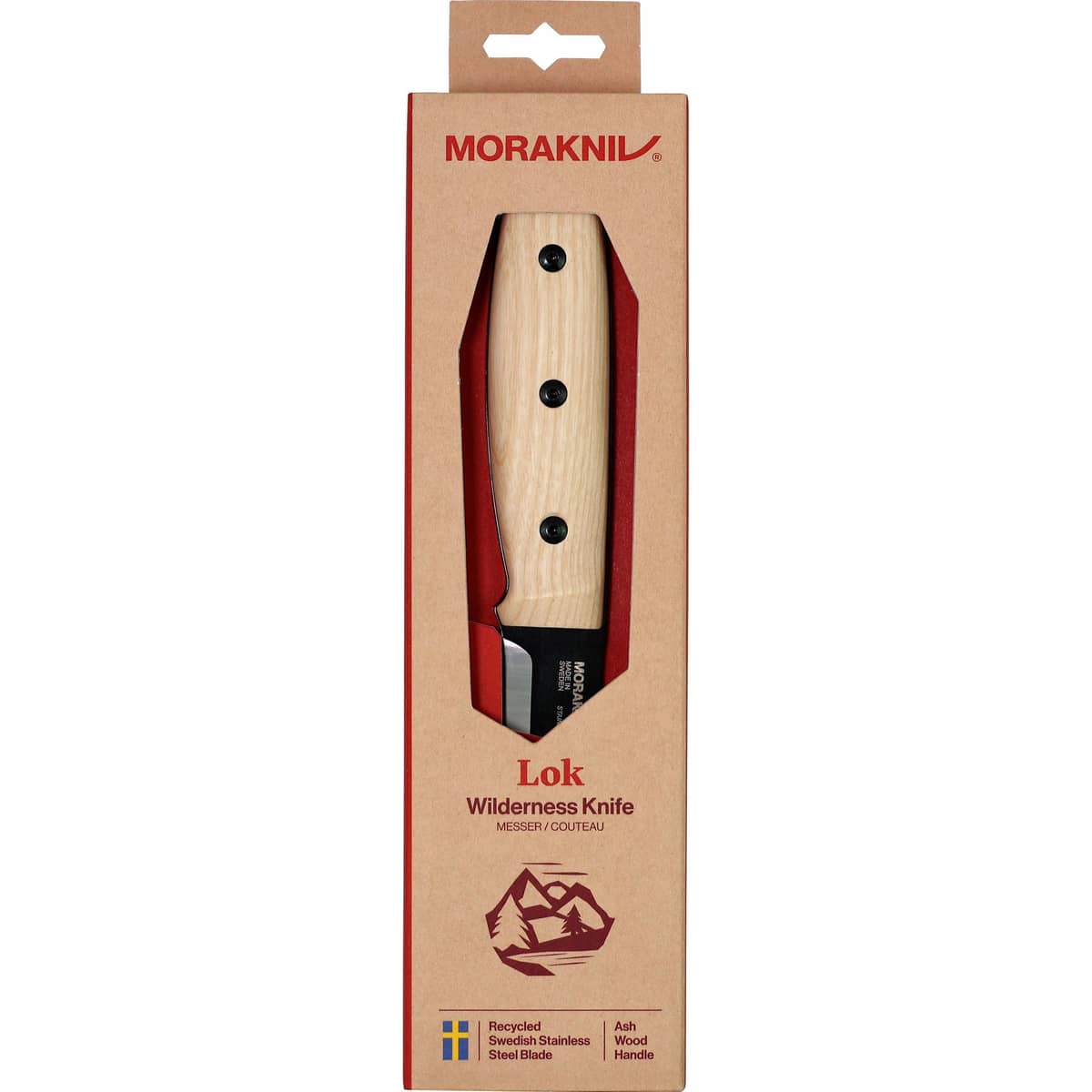 Lok BlackBlade (S) Ash Wood, friluftskniv