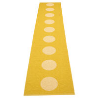 Pappelina Vera Pop matta 70 × 360 cm, mustard/yellow