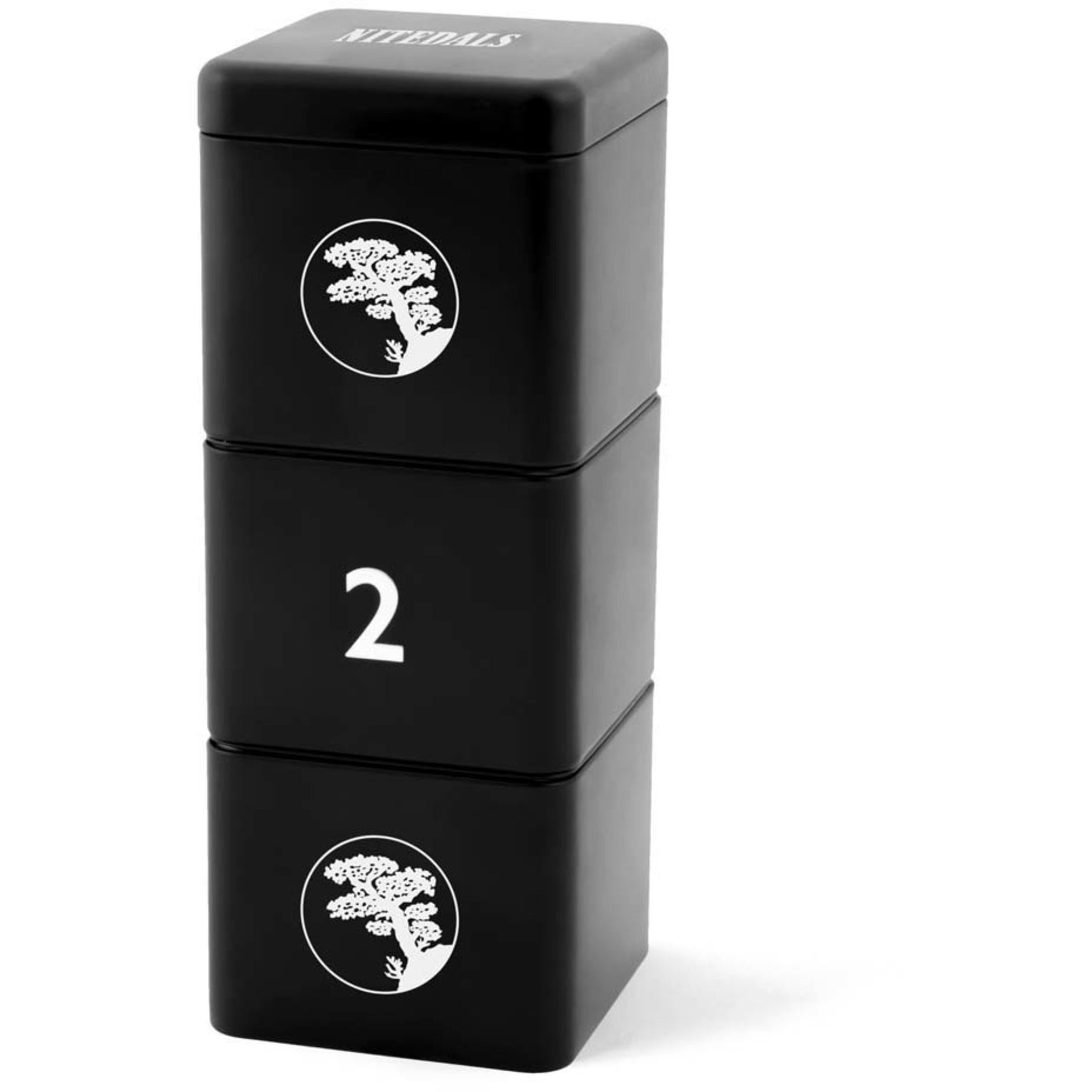 Nitedals Förvaringsburk Svart