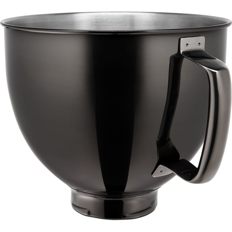 Skål i rostfritt stål till köksmaskin, Radiant Black