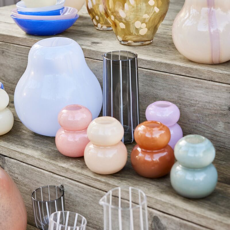 Lasi vase 12,5 cm, lavender