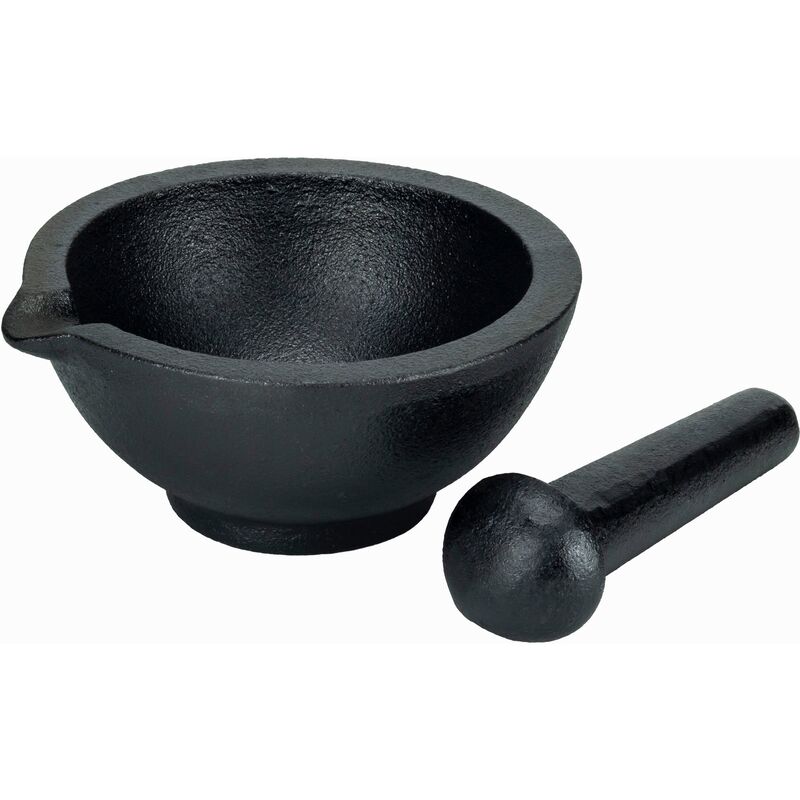 Morter & pistill, støpejern