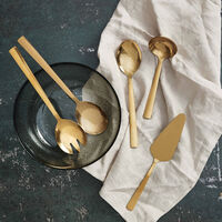 Raw tarjoiluvälineet 5 osaa, kulta