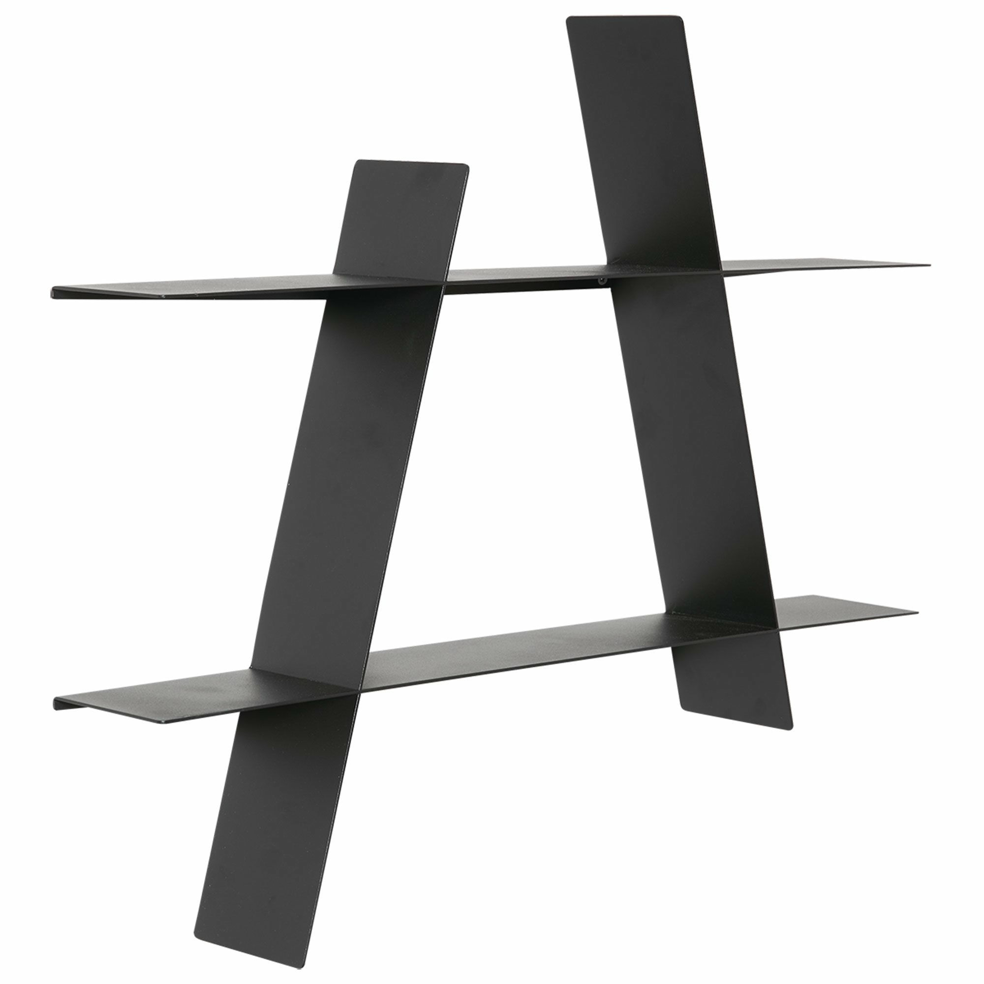 Alternativ bild 1 för Andersen Furniture A-Shelf vägghylla Large 78x12x67 cm Black