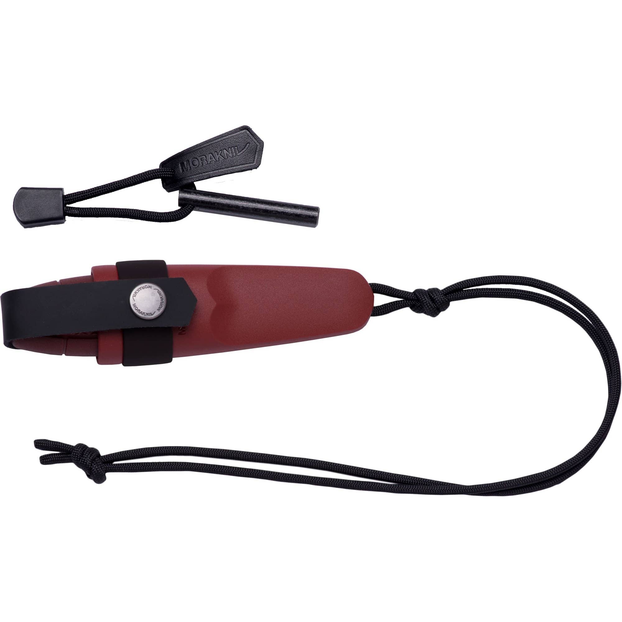 Produktfoto för Morakniv Eldris med tändståls-kit (S), röd