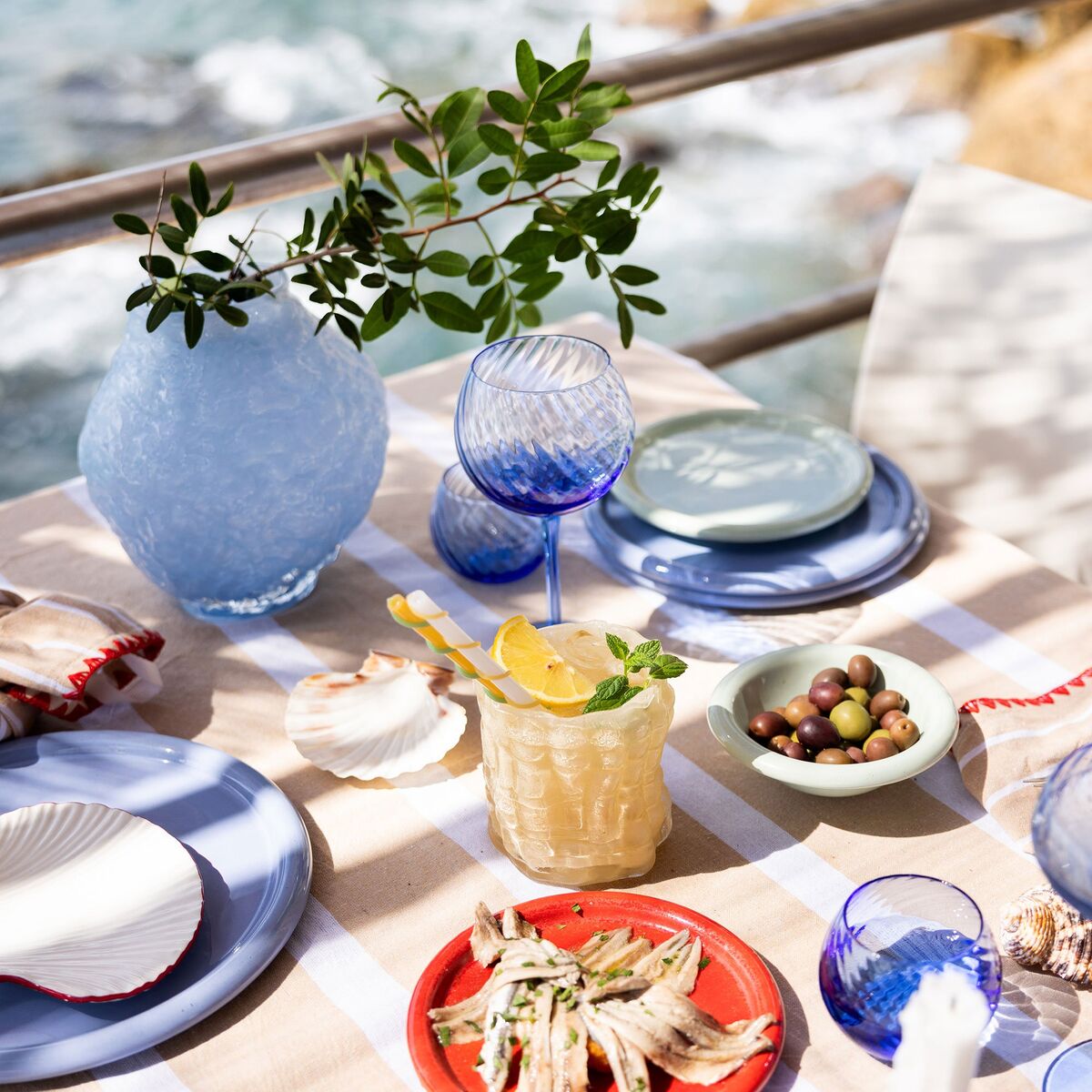 Byon Opacity vinglass 2-pakning, blå