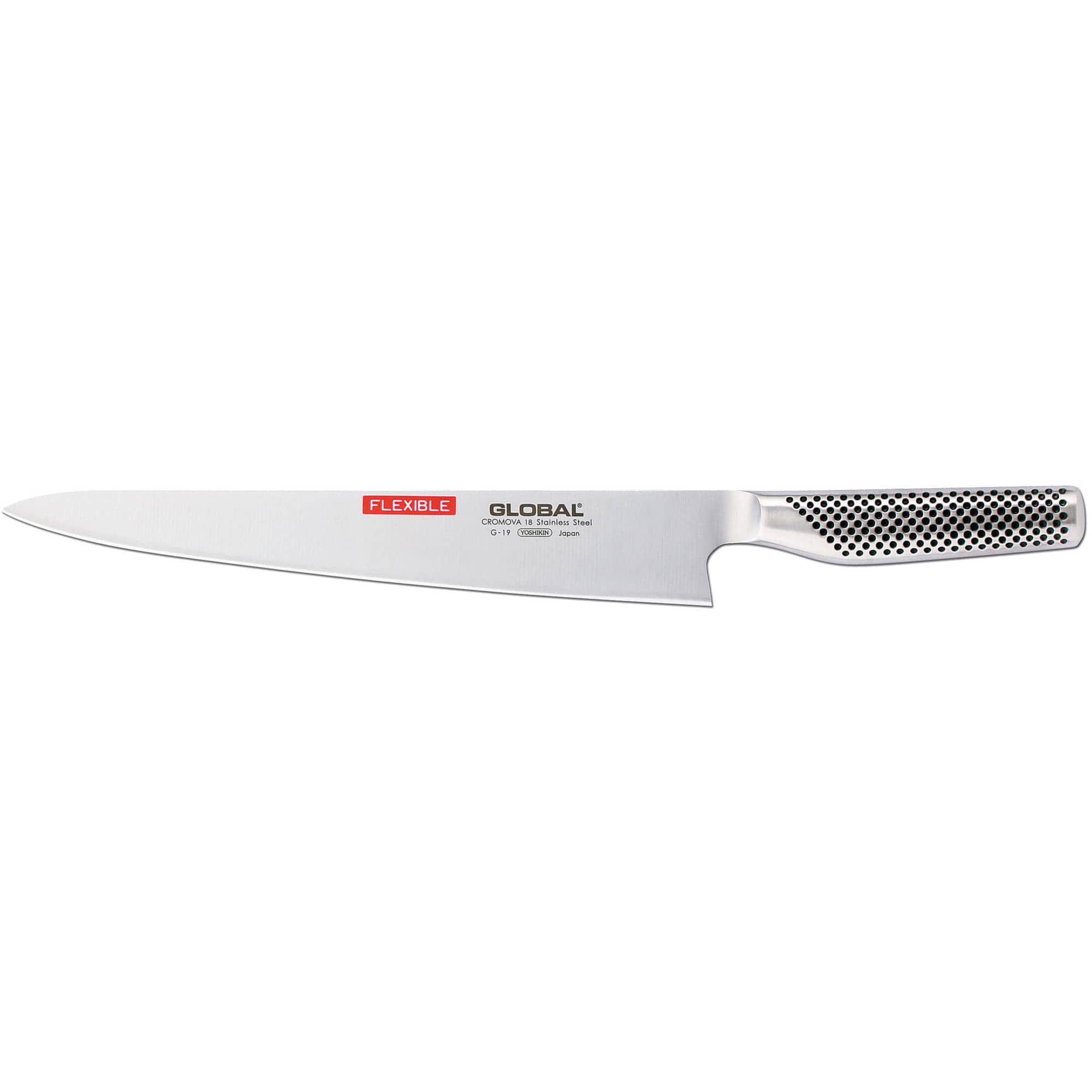 G-19 bred filetkniv 27 cm fleksibel rustfritt stål