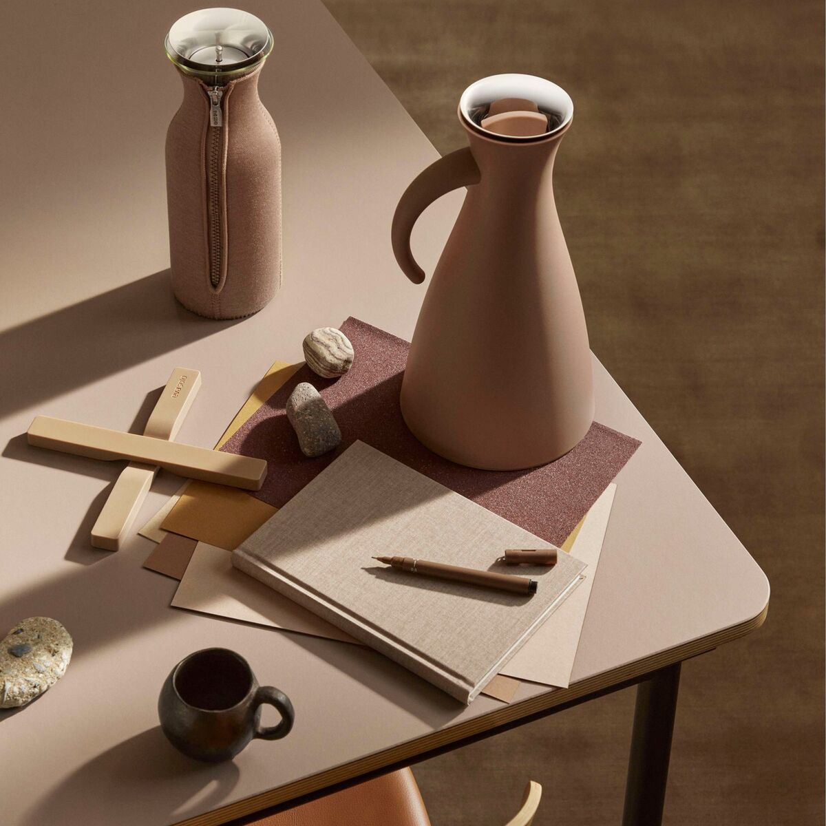 Kylskåpskaraff 1 liter, mocca