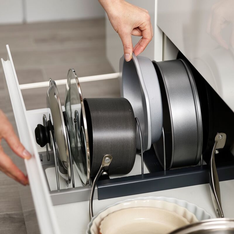 DrawerStore säilytysteline 20 x 31,5 cm, harmaa