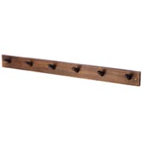 Knaggrekke, 6 knagger, Brun