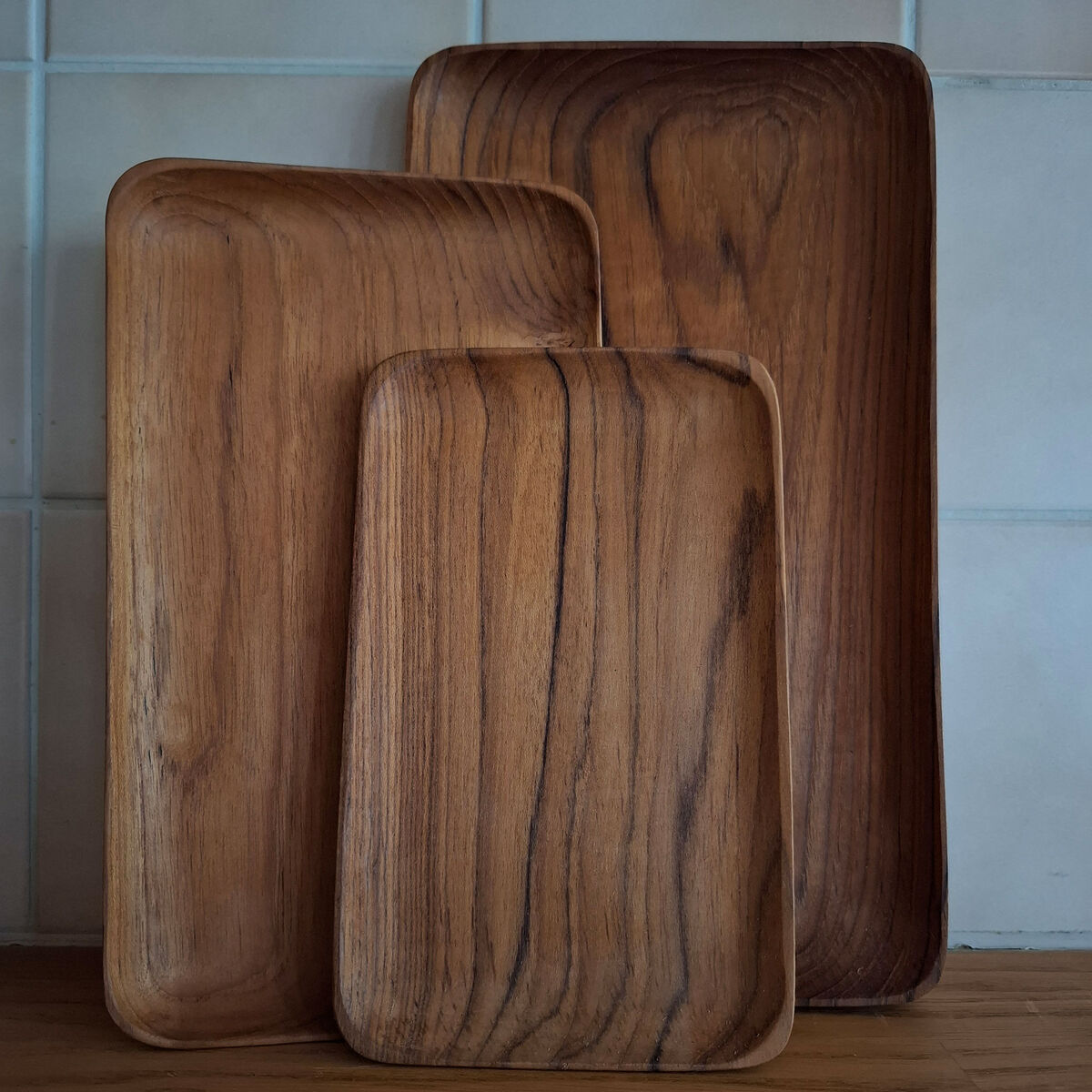 Tarjotin large 30 x 20 cm, teak