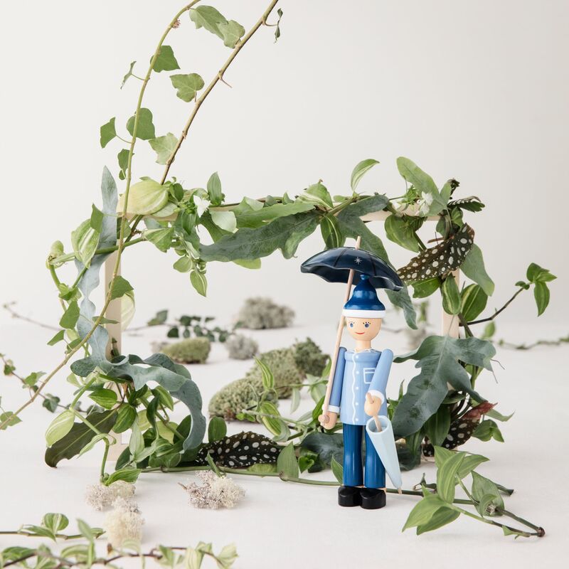 Ole Lukkøye, blå/lyseblå