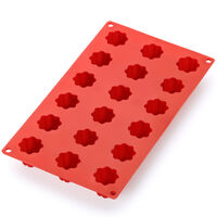 Bordelais Mini-Cannelé silikonform, röd