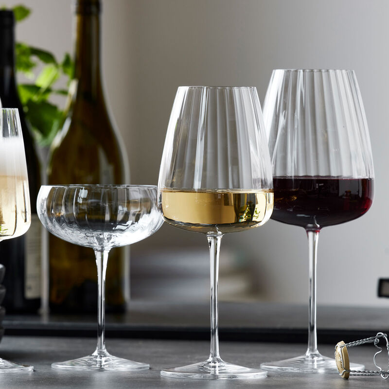 Luigi Bormioli Optica Bordeaux rødvinsglass 4-pakning