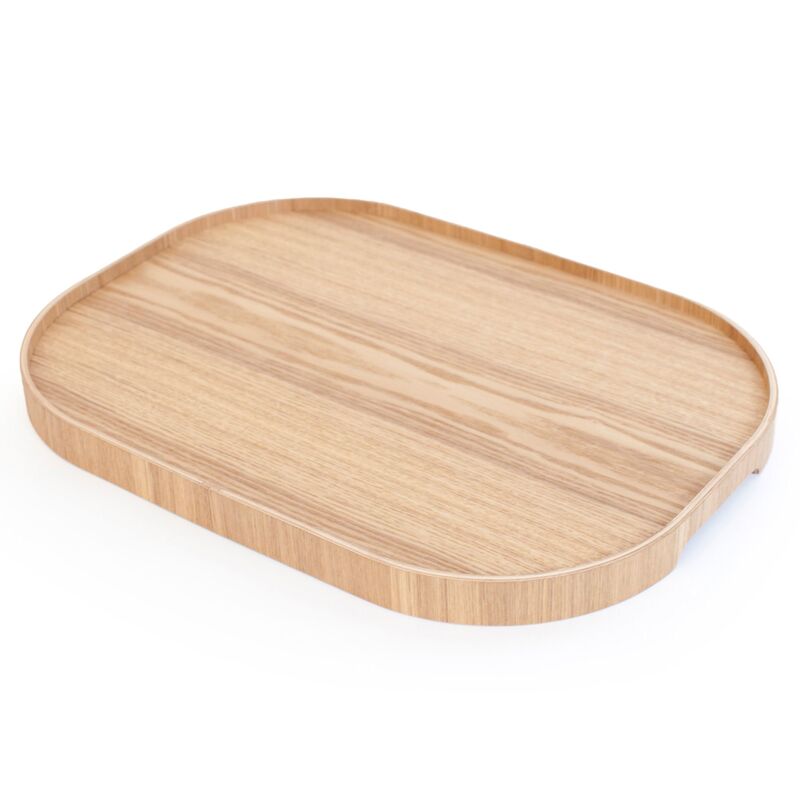 CurveLine tarjoiluvati anti-slip, large, pajupuu/harmaa