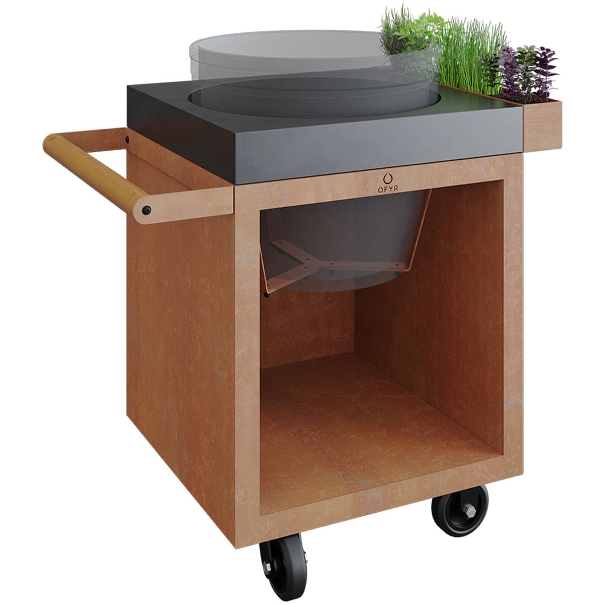 65 Pro Bord till Kamado, stål