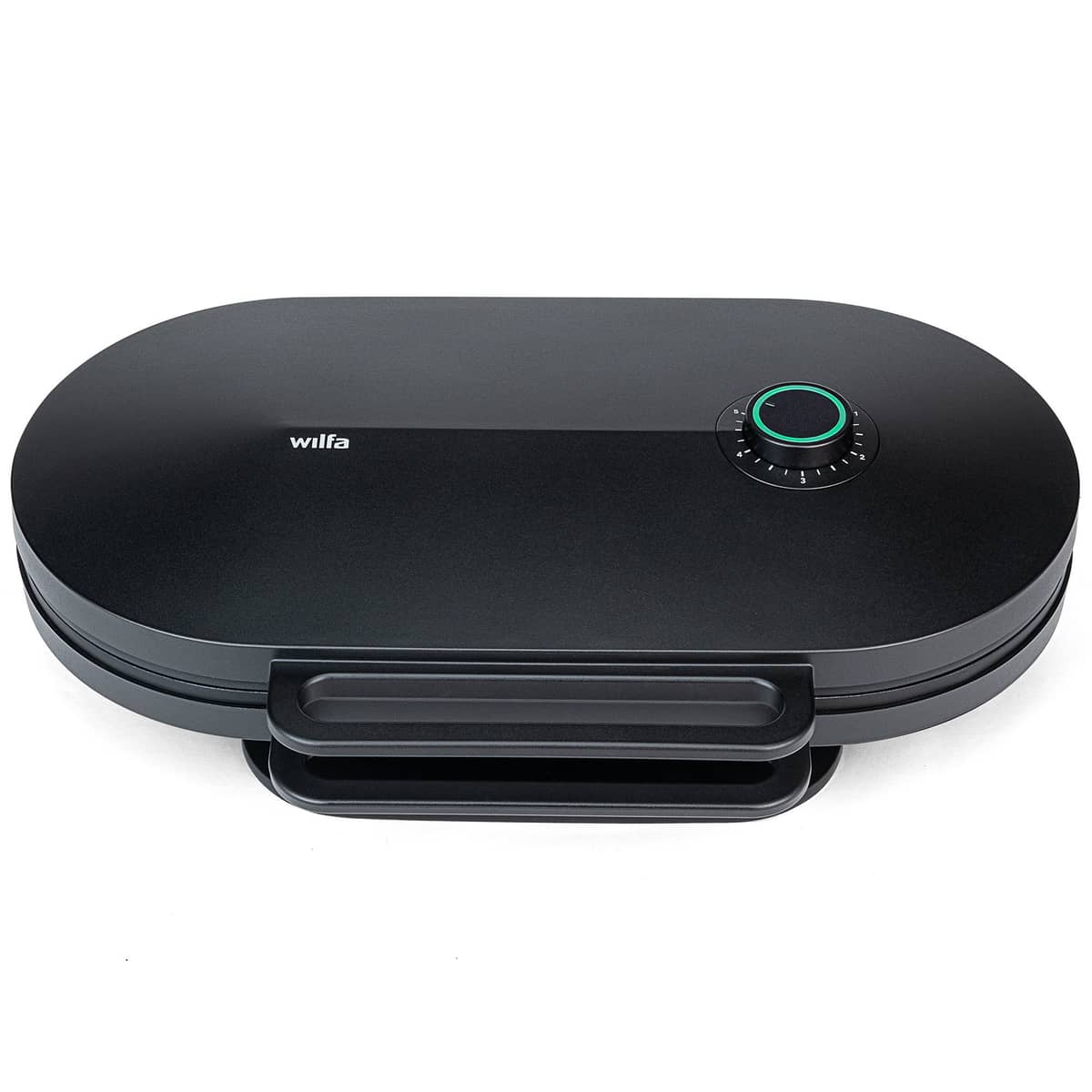 WM6DB-220 Grand Double Vaffeljern, mat sort