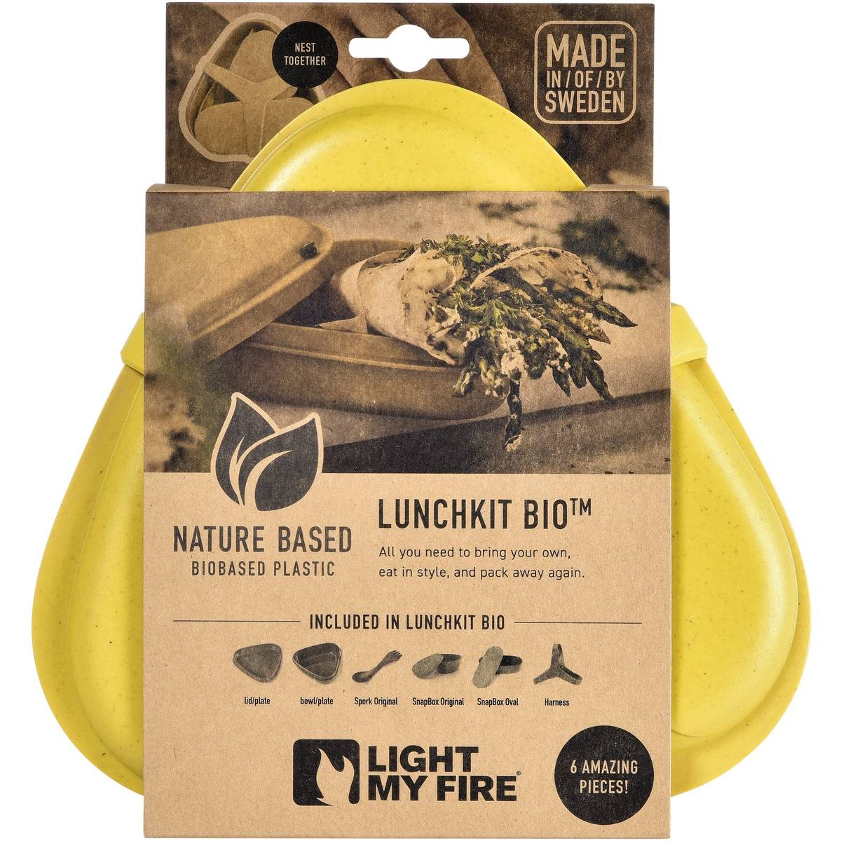 LunchKit madkasse, musty yellow