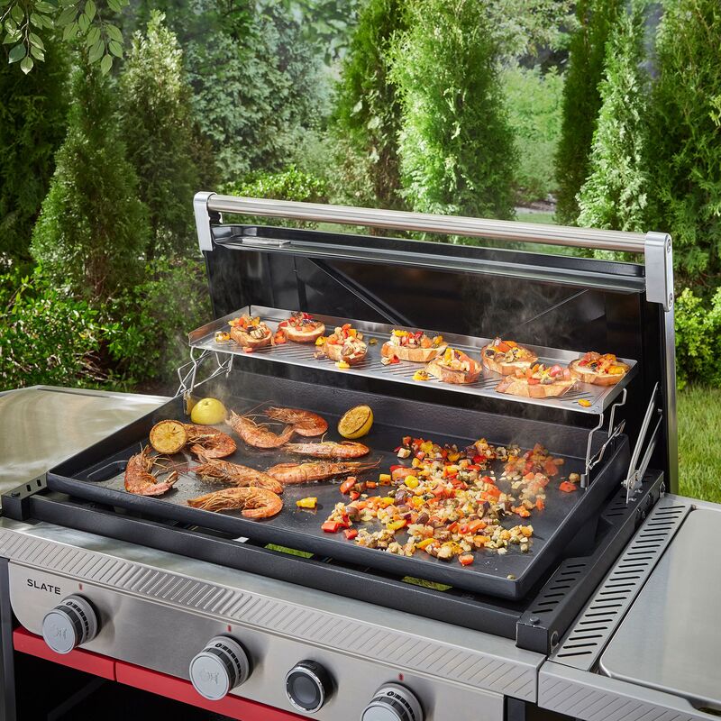 Lämpöhylly Slate 76 cm paistopöytä