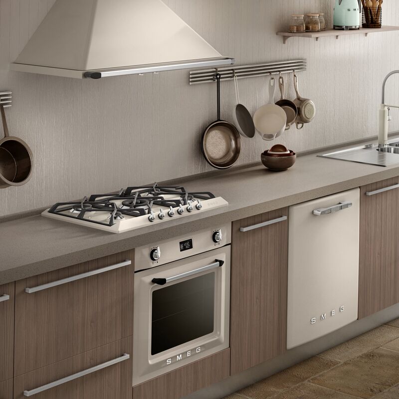 KT90PE 90 cm Victoria Væghængt Emhætte, Creme