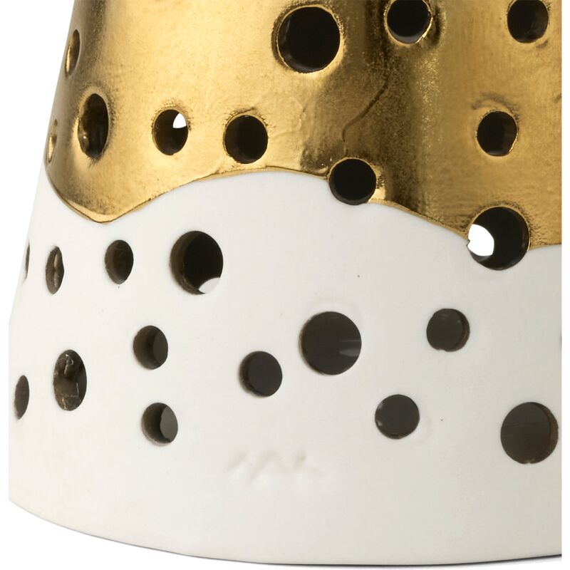 Nobili kynttilälyhty kulta, 19 cm