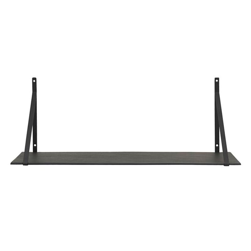 Lemmy hylla med upphäng 70 cm, svart