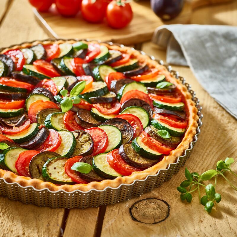 Perforeret tærteform