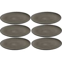 RAW frokosttallerken 23 cm, forest brown, 6 stk.