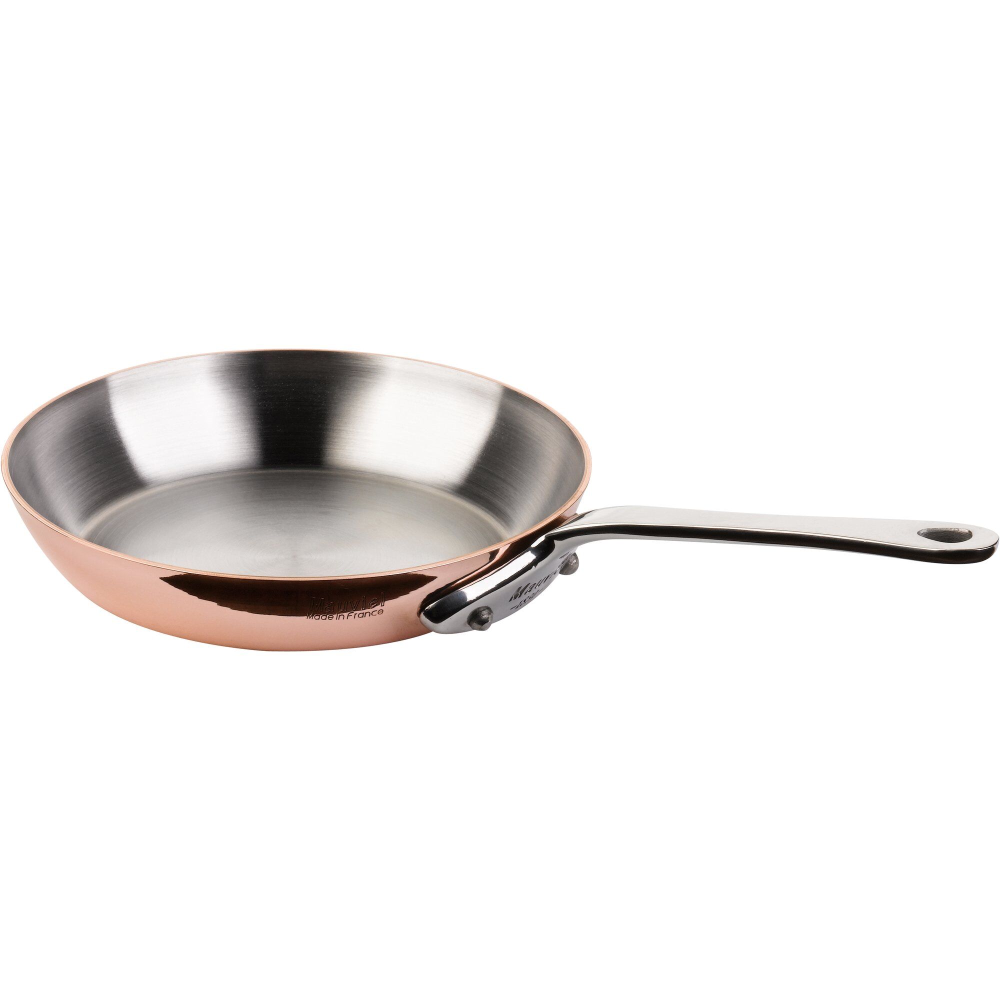 Mauviel - Mini Saucepan Copper/Steel - 12 cm - Stekepanner - Sølv,Kobber