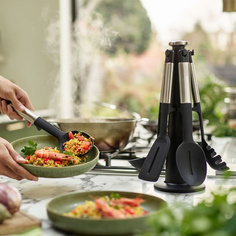 Elevate redskabssæt med 5 dele + roterende stativ 