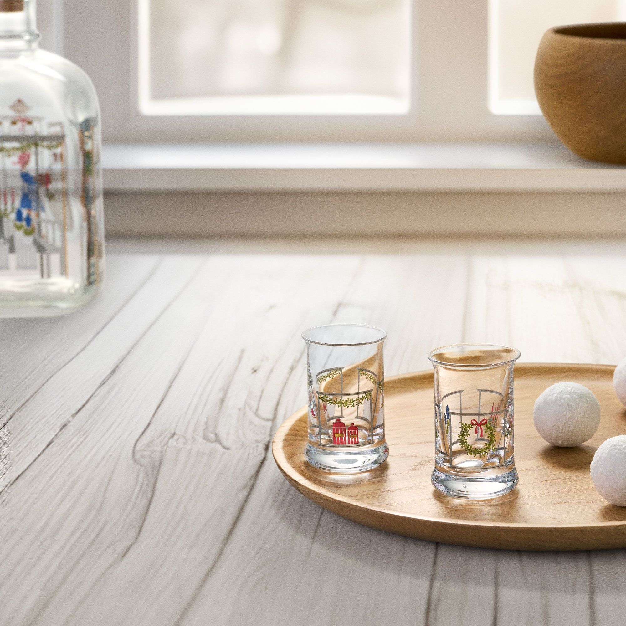 Alternativ bild 1 för Holmegaard Christmas julsnapsglas 2024 2-pack