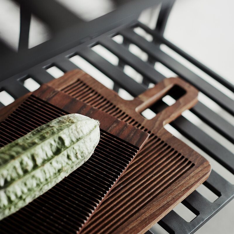 Reol Manhattan högt avlastningsbord, svart