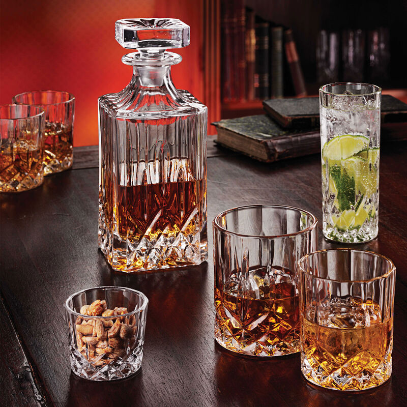 Harvey glaskaraffel med låg 70 cl., klar