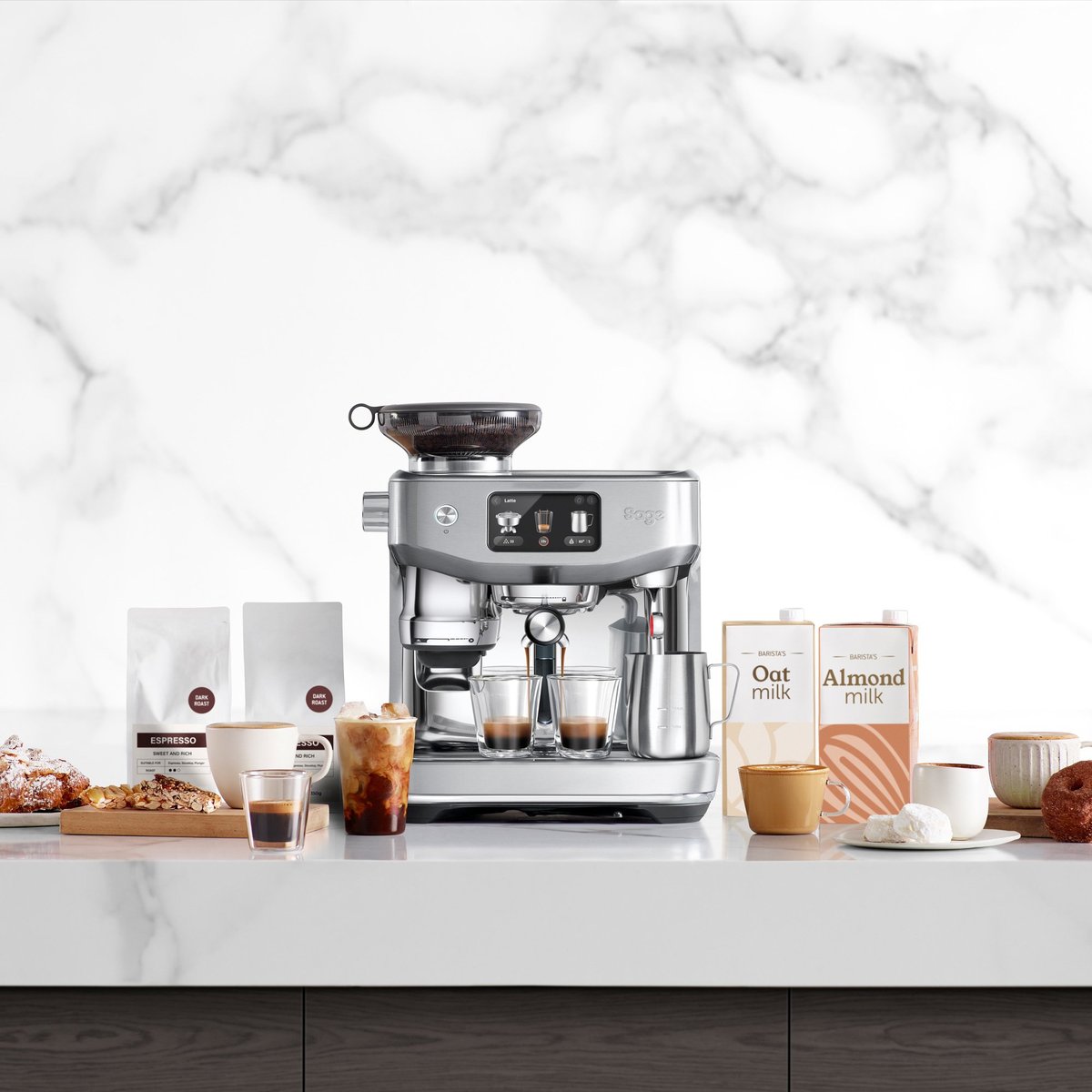 The Oracle Jet Espressomaskine, brushed silver