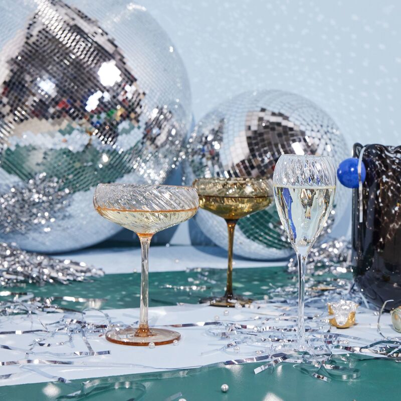 Opacity samppanjalasi 30 cl 2-pakkaus, ruskea