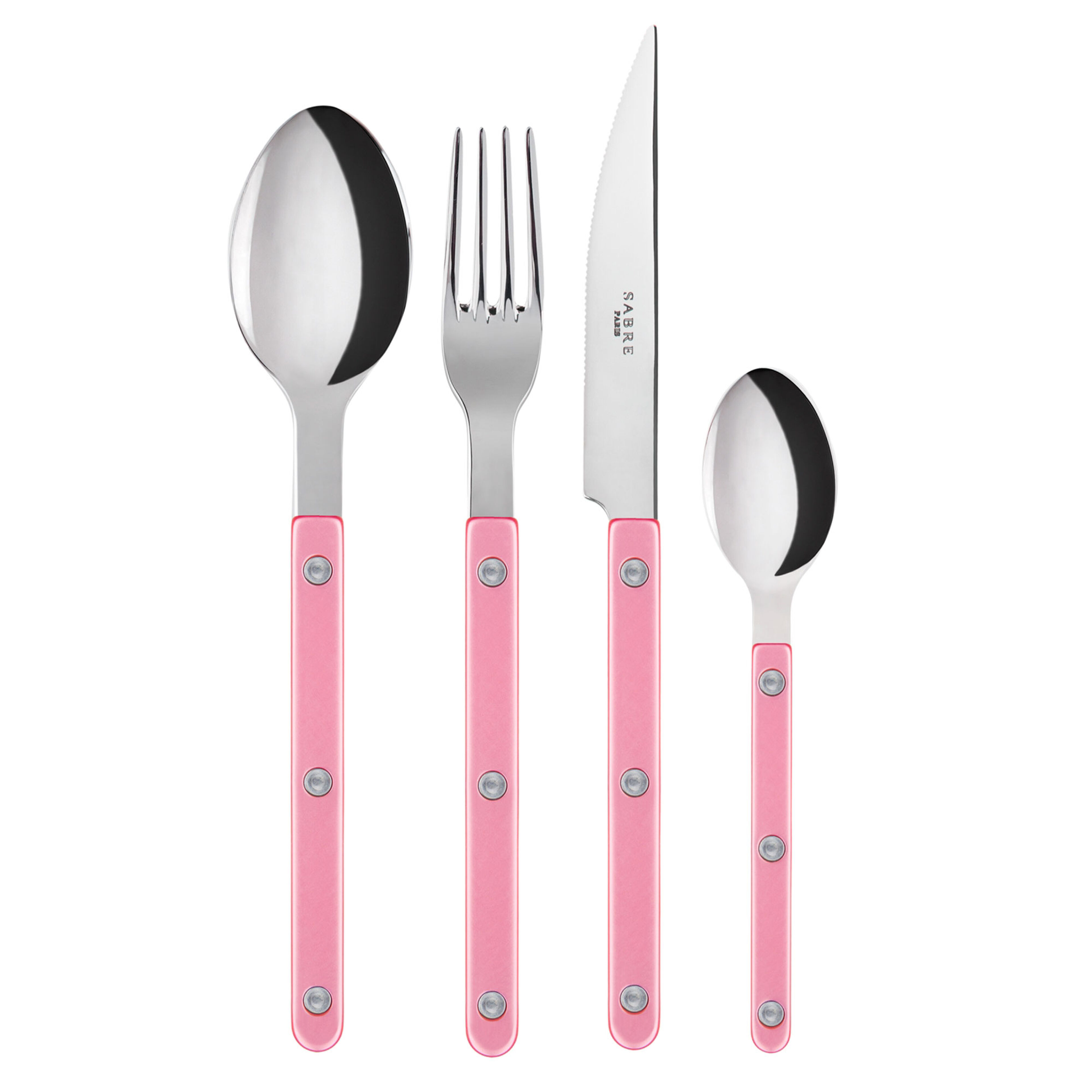 Sabre Bistrot Pearly aterinsetti 4 osaa, pehmeä vaaleanpunainen