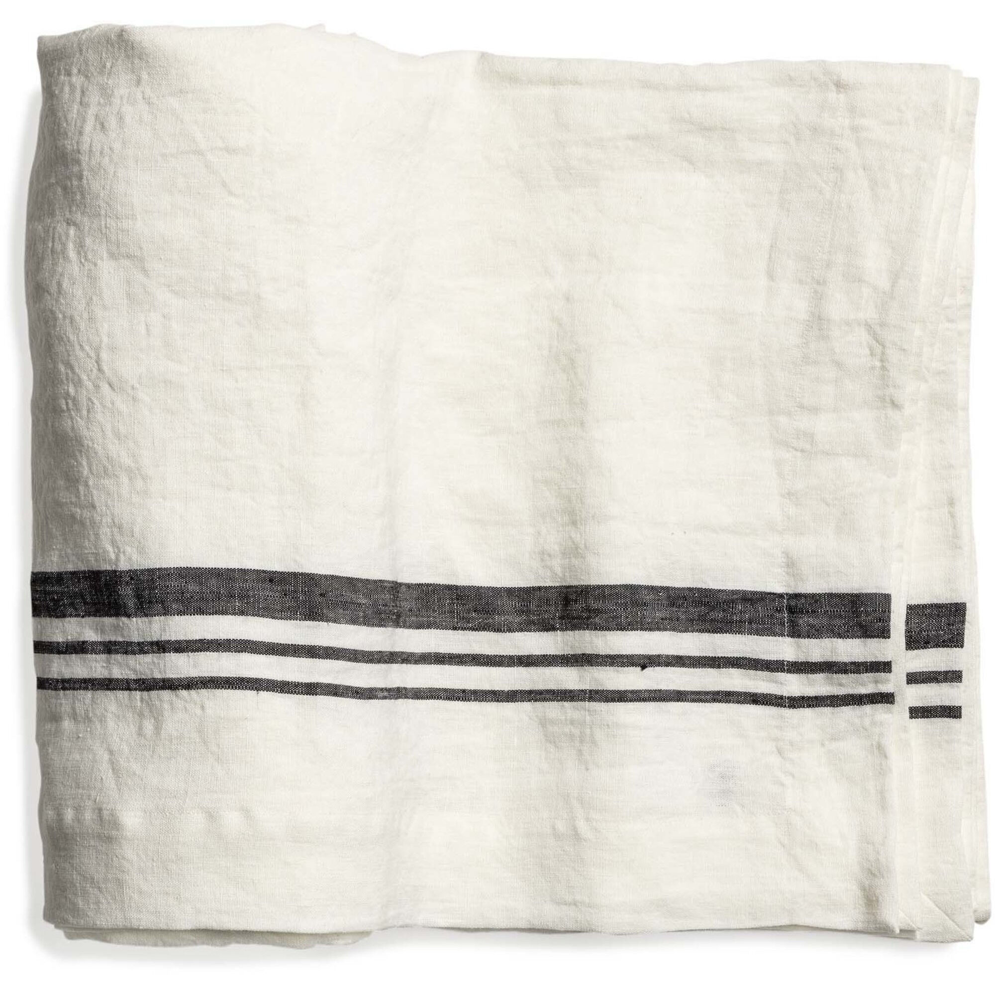 Duk LORRY i linné, stripe, Off-white