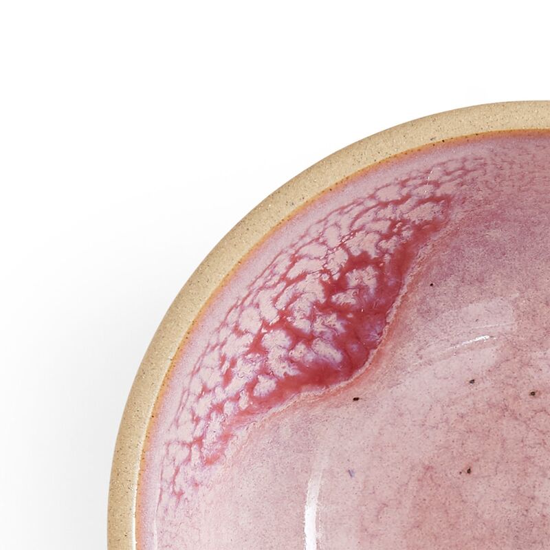 Minerals skål Ø11 cm, rose quartz, 4 stk.