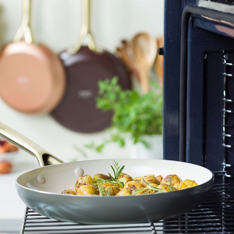 Shades stekepannesett 3 deler, copper/chocolate brown/quartz grey