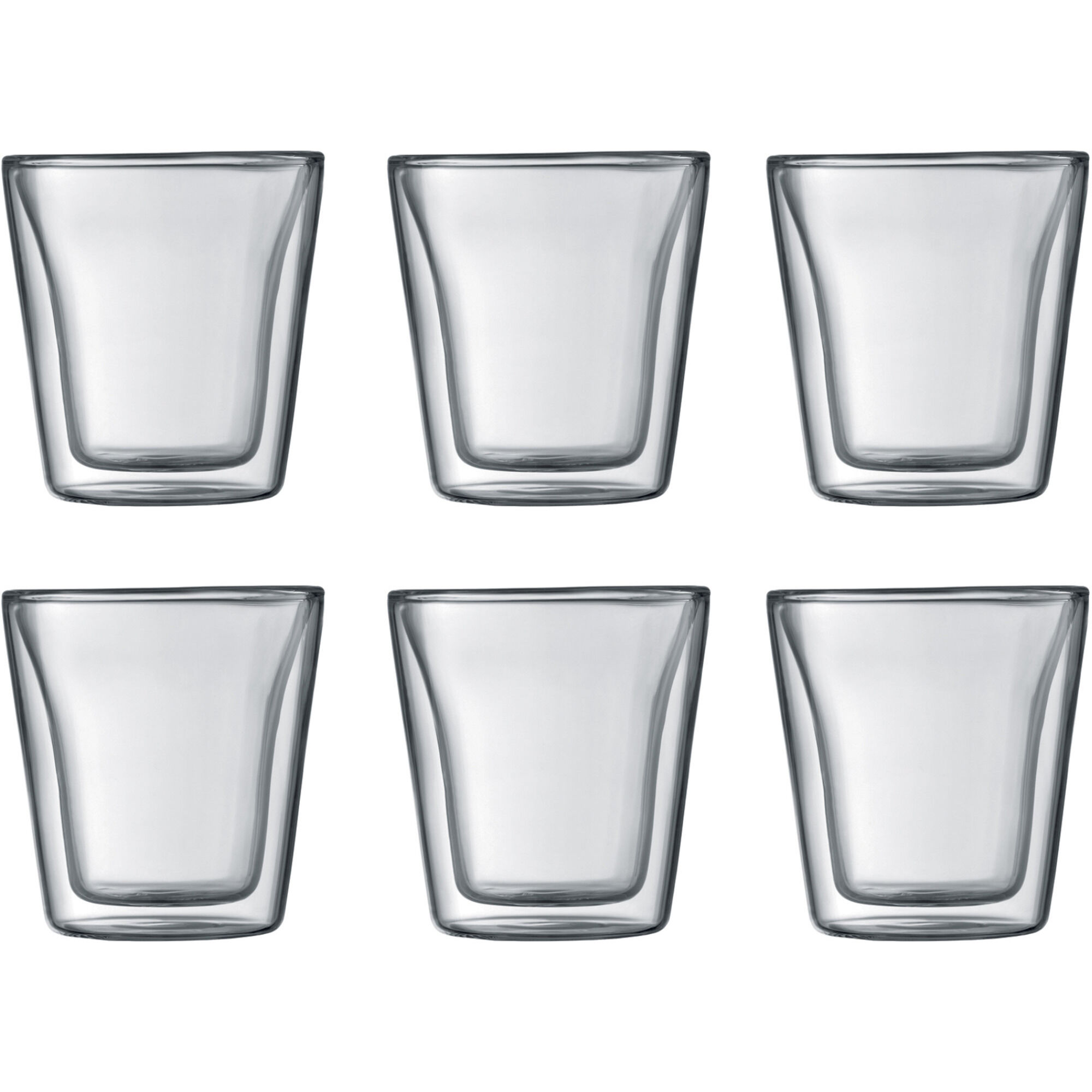 Canteen Dubbelväggigt Glas Small 6 pack