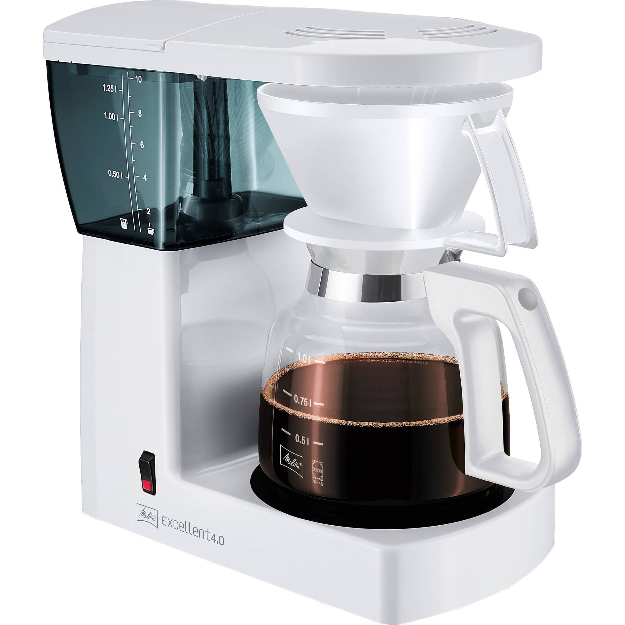 Produktfoto för Melitta Excellent 4.0 Vit Kaffemaskin
