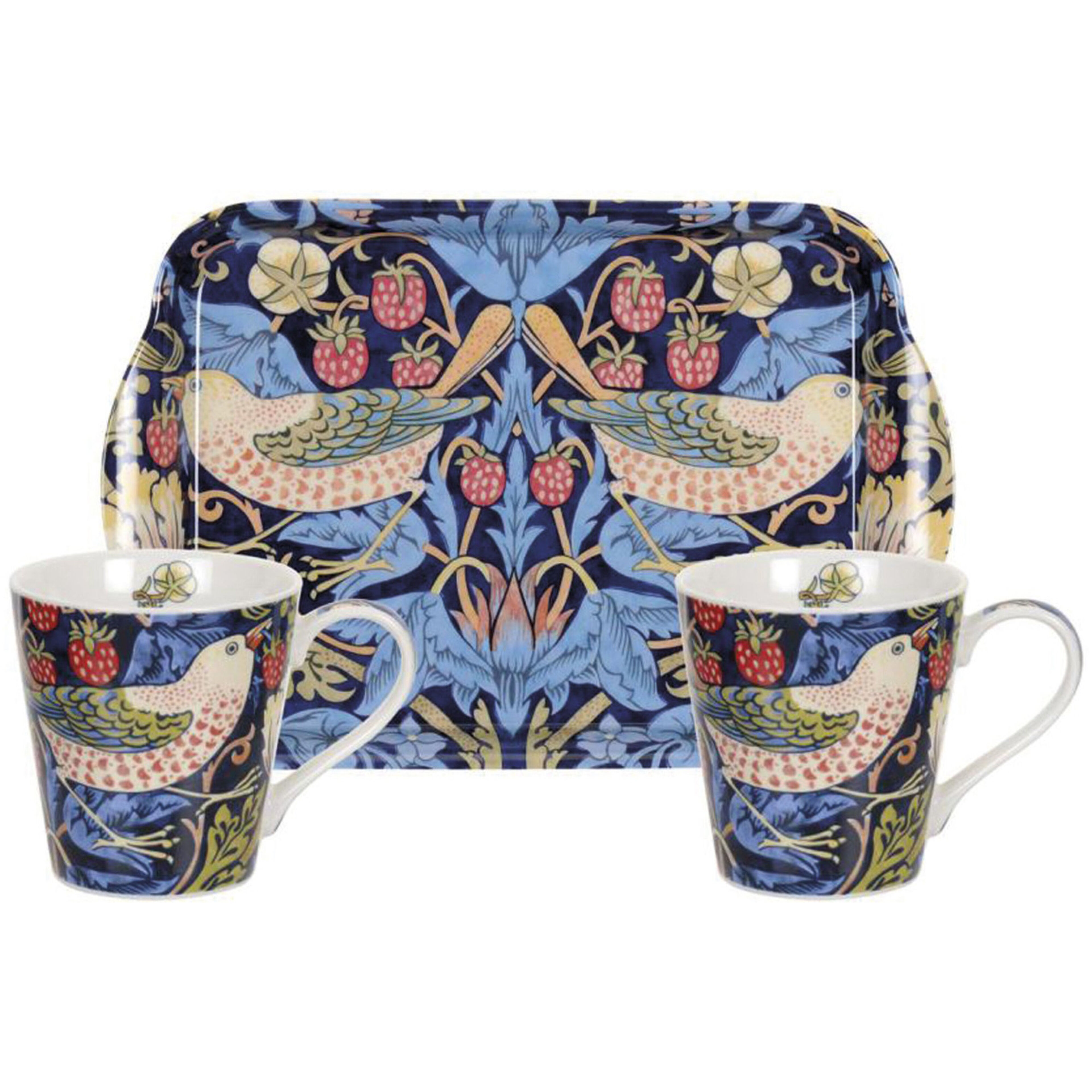 Strawberry Thief Blå Mugg & Brickset