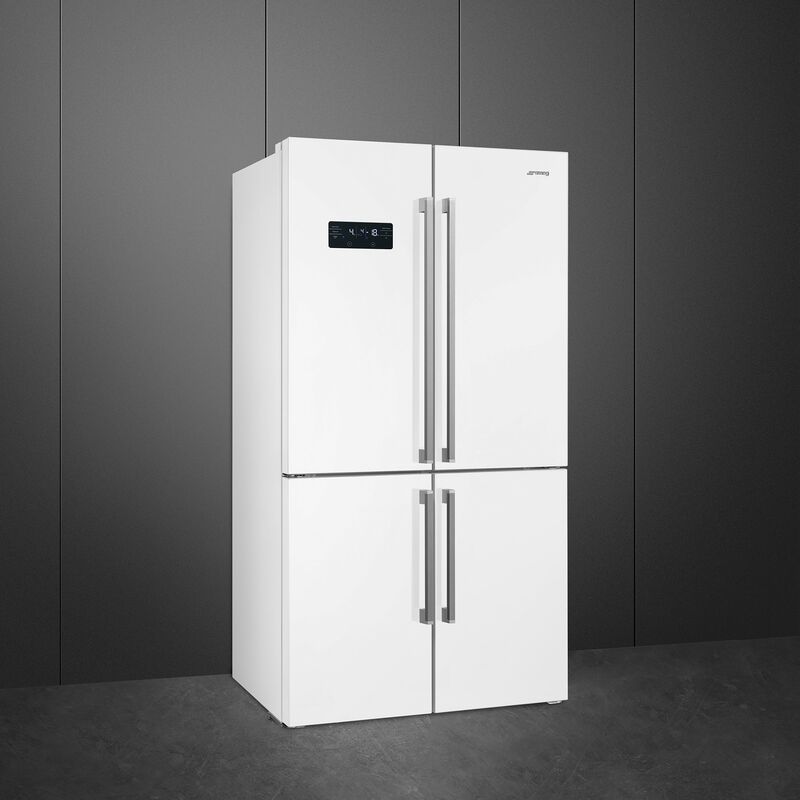 French Door kyl/frys 92 cm, vit