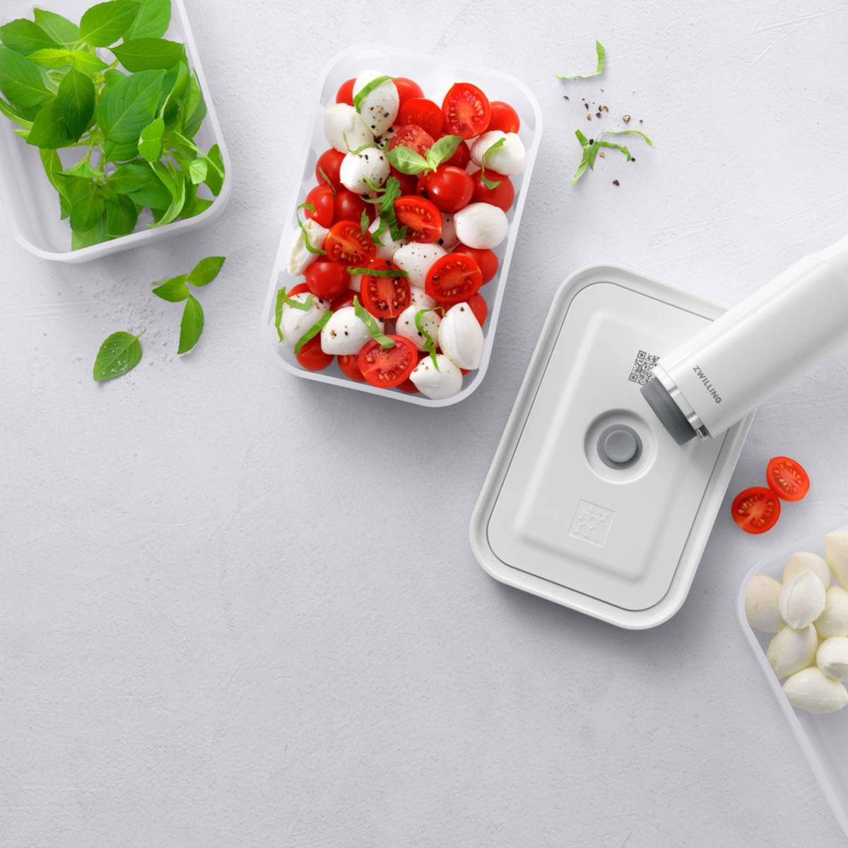 Fresh & Save vakuumbeholder plast, 3 stk.