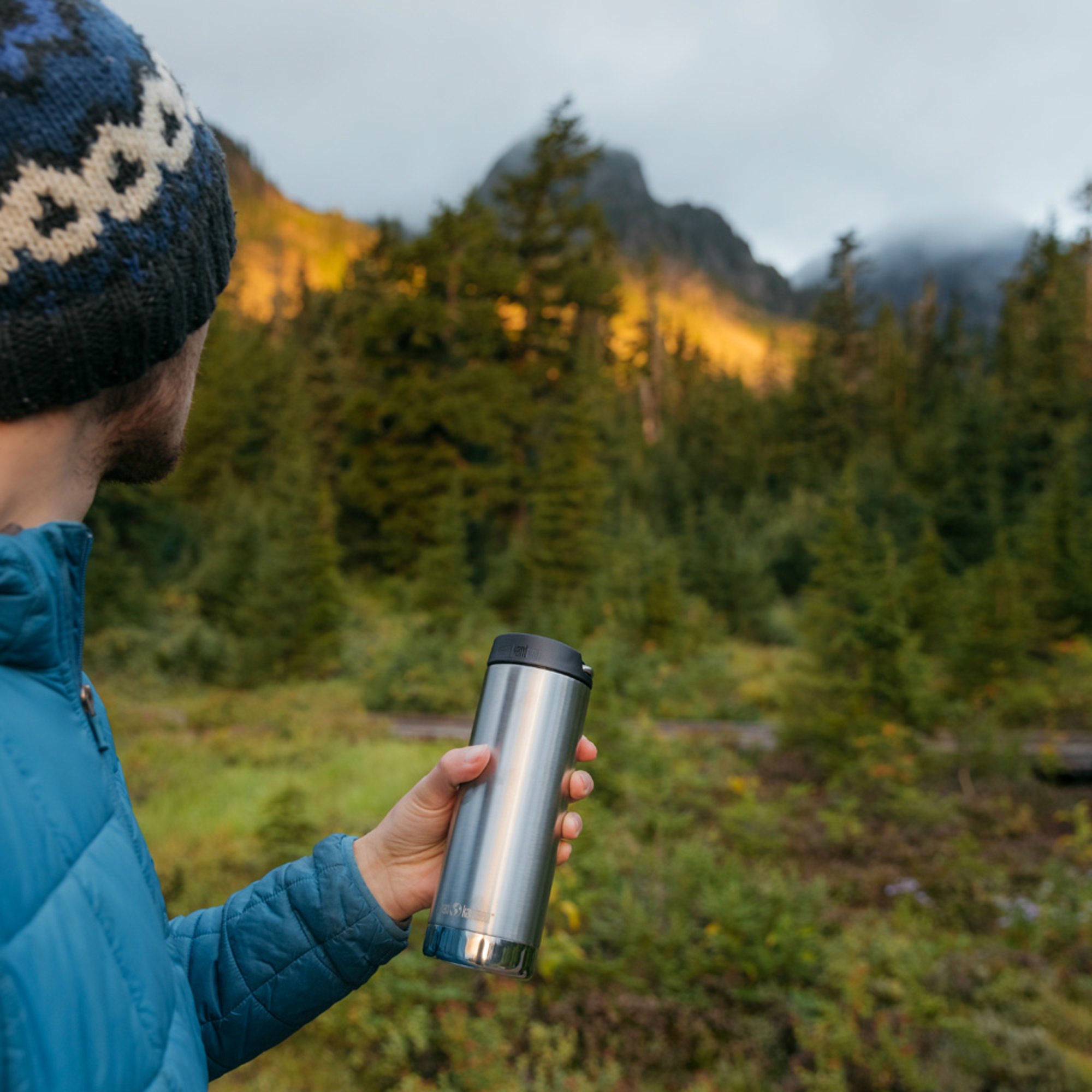 Alternativ bild 1 för Klean Kanteen TKWide isolerad flaska 473 ml, stål