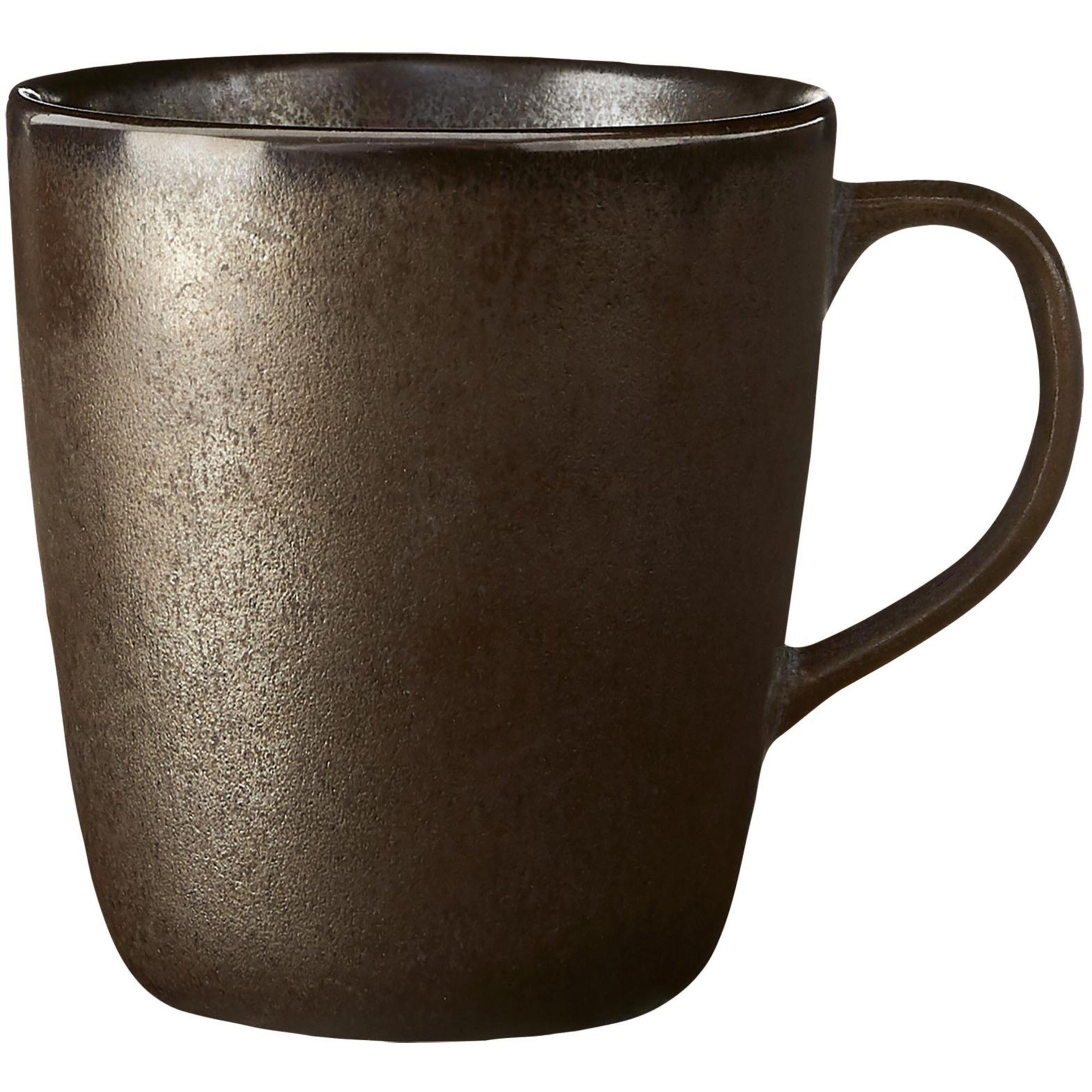 RAW mugg med öra metallisk brun 35 cl. 