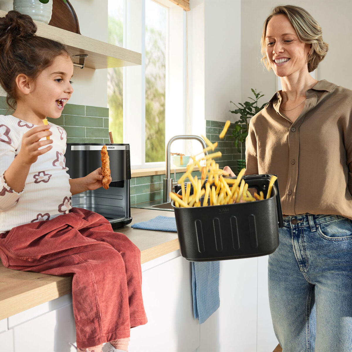 Serie 6 airfryer 7,2 liter, svart