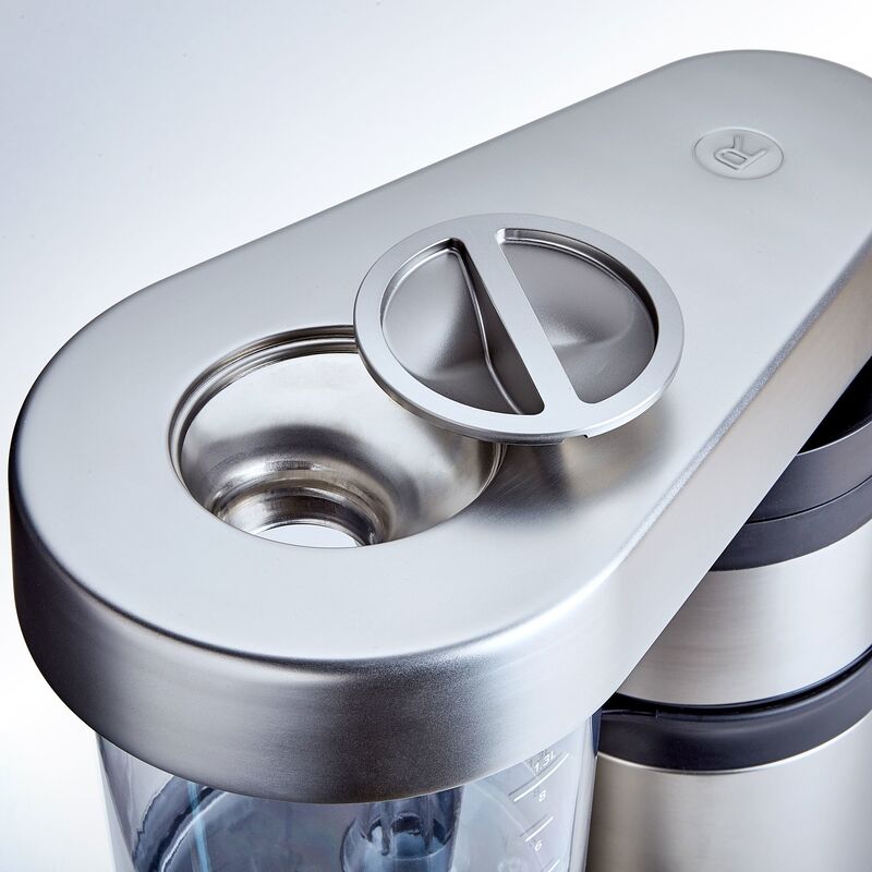 Six kaffebryggare 1,25 liter, rostfritt matt stål