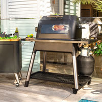 Furnace gasolgrill + rotisserie, matt mint