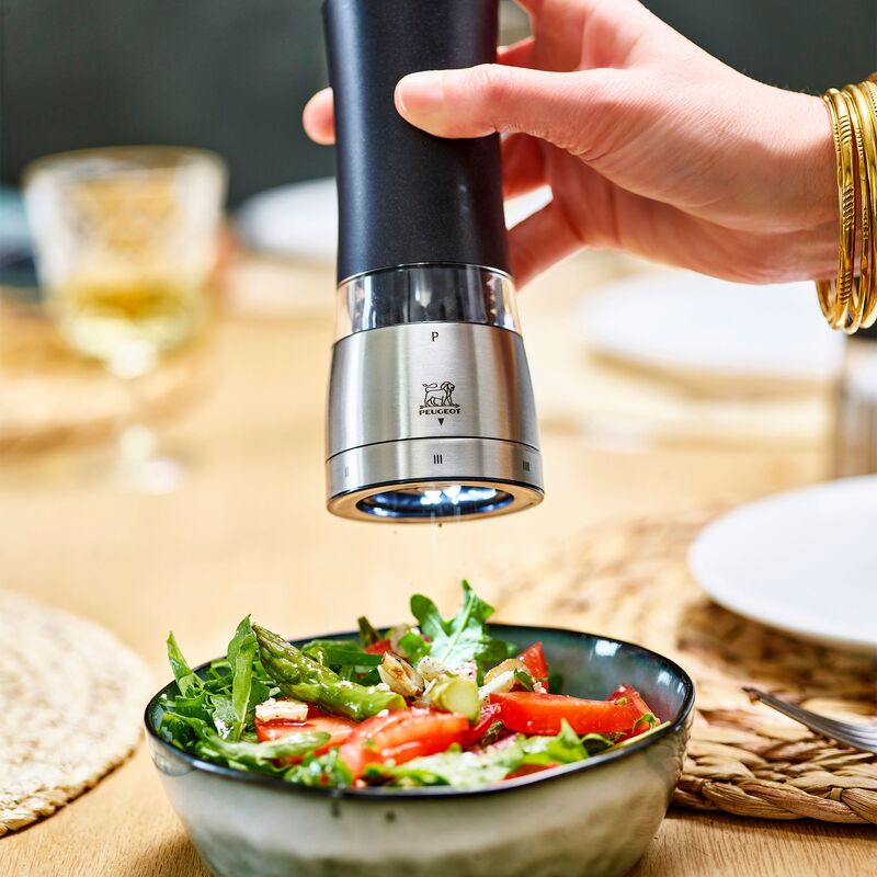 Daman sähköinen pippurimylly, musta